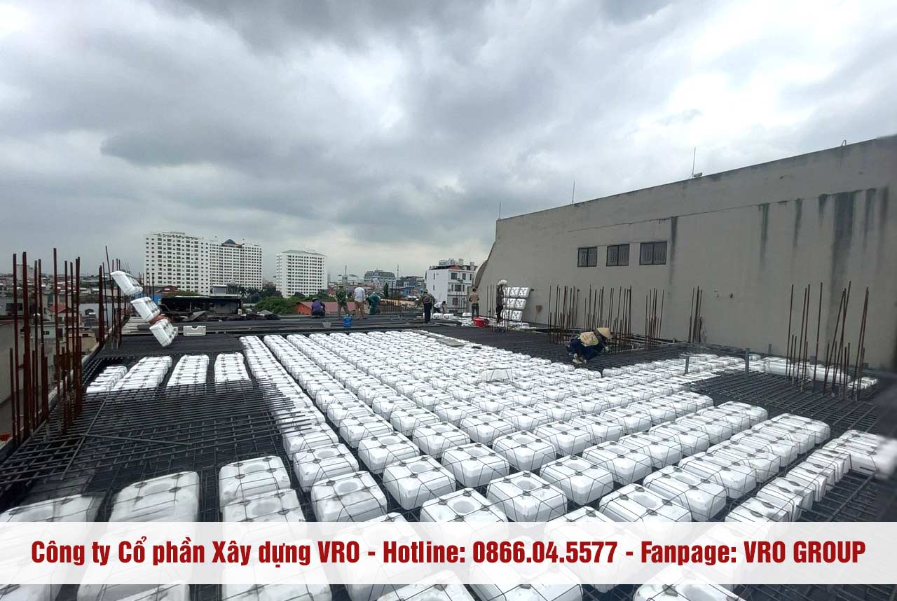 Sàn rỗng hộp xốp VRO