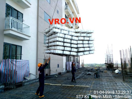 Công trình sàn xốp cho khách sạn Thành Minh - Thanh Hoá