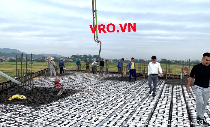 Hoàn thiện công trình sàn xốp Minh Đăng - Bắc Giang