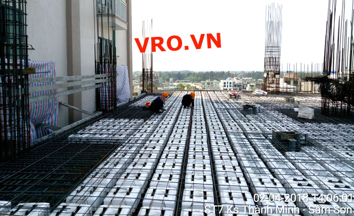 Công trình sàn xốp cho khách sạn Thành Minh - Thanh Hoá
