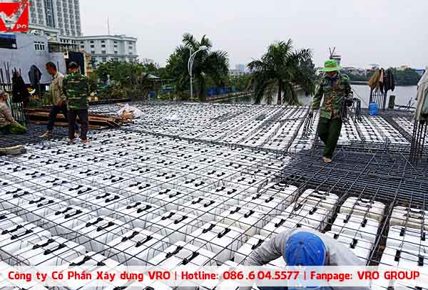 Công trình sàn phẳng tầng 3 Hồng Loan Nam Định