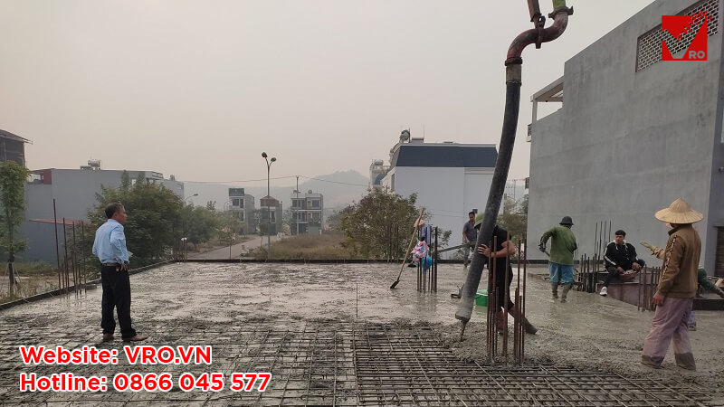Công trình sàn xốp dân dụng 6 tầng tại Bắc Giang