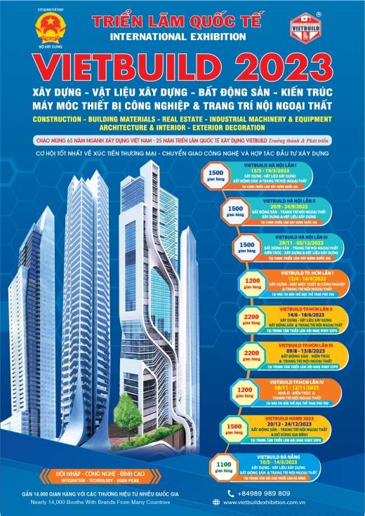 Triển lãm VIETBUILD tại Hà Nội năm 2023