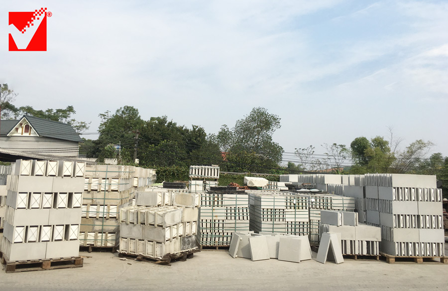 Gạch bê tông nhẹ VRO thiết kế thông minh