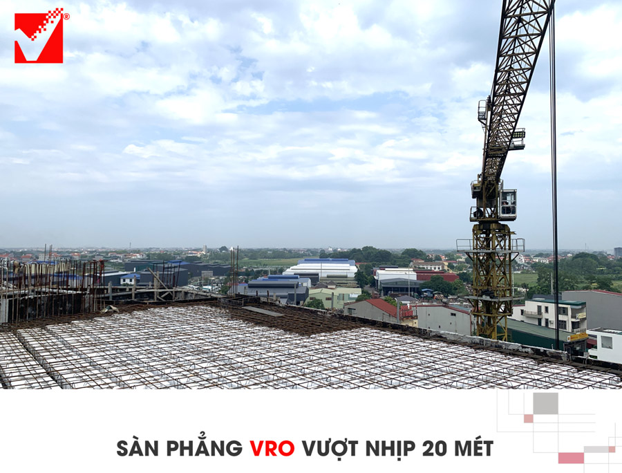 Sàn vượt nhịp lớn tới 20m