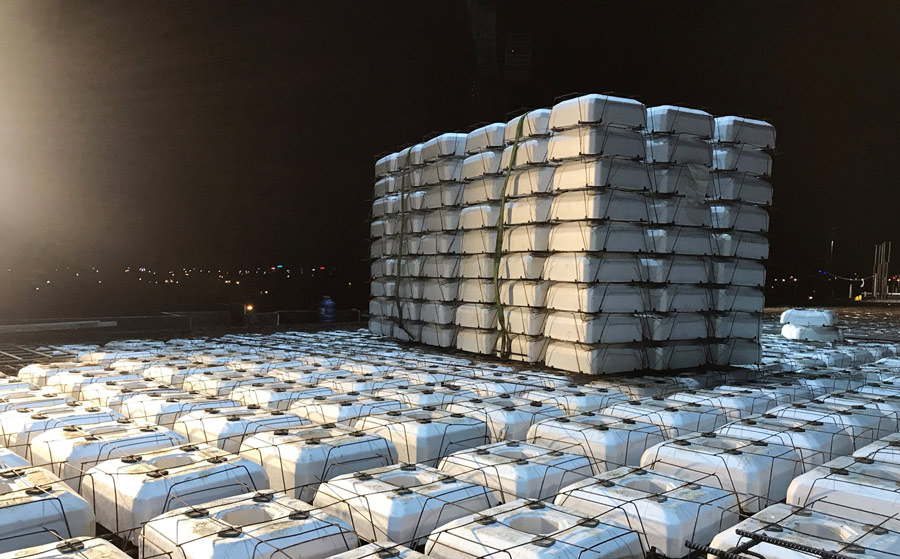 Chuẩn bị thi công sàn vượt nhịp lớn