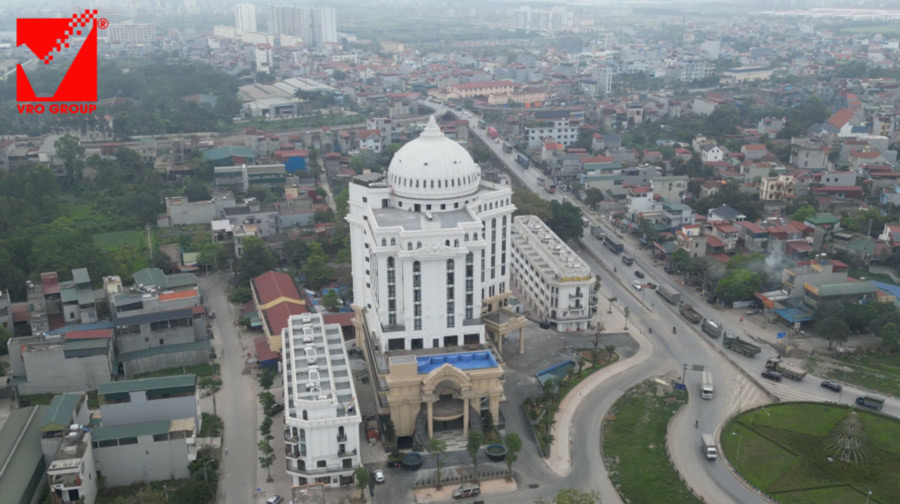 Thi công sàn phẳng không dầm vuọt ưnhịp VRO công trình The Dome Hotel Hà Nam