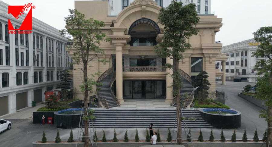 Thi công sàn phẳng không dầm vuọt ưnhịp VRO công trình The Dome Hotel Hà Nam