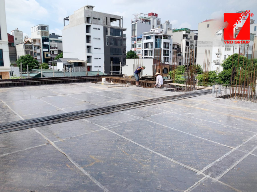 Hoàn thiện sàn tầng 2 công trình Nam Thành - Đông Anh