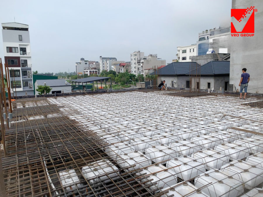 Hoàn thiện sàn tầng 2 công trình Nam Thành - Đông Anh