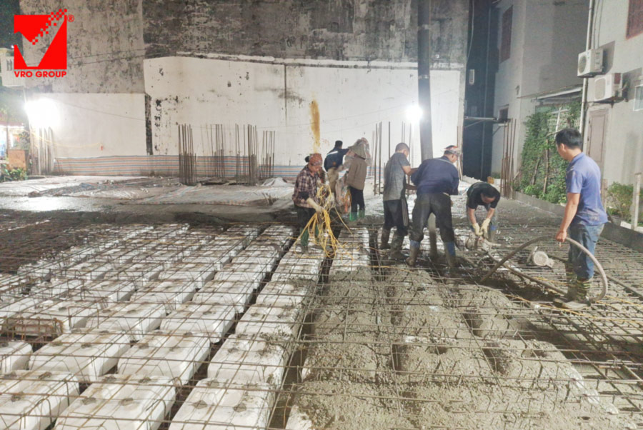 Sàn xốp VRO công trình Việt Hằng Bắc Giang