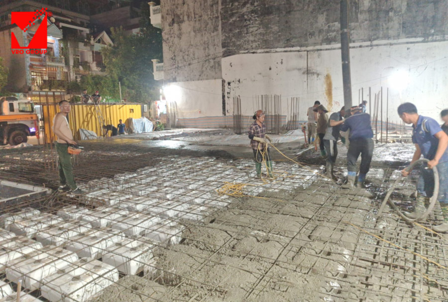 Sàn xốp VRO công trình Việt Hằng Bắc Giang