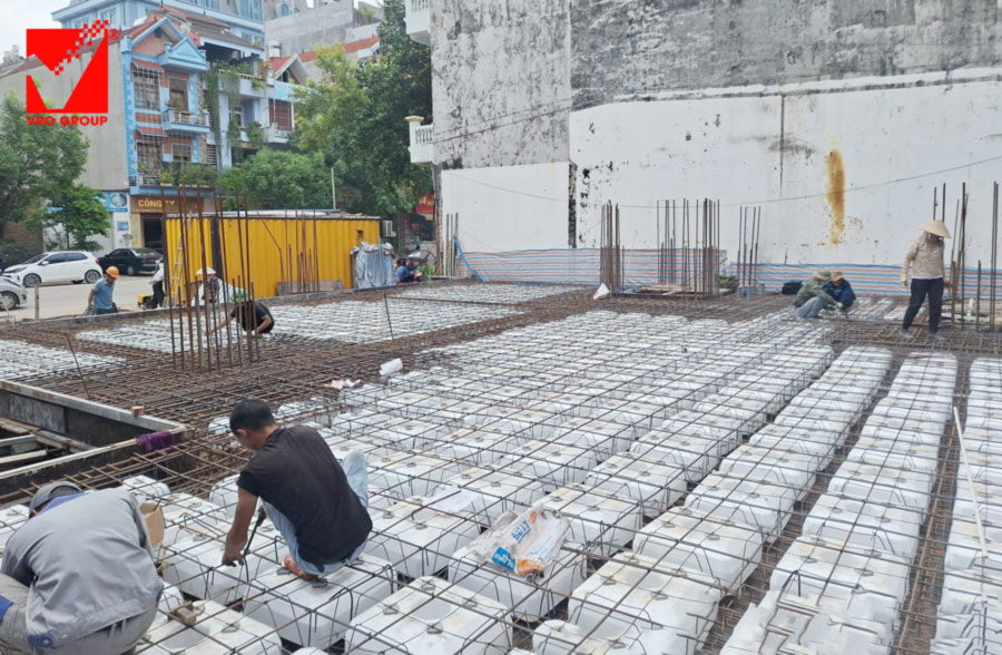 Sàn xốp VRO công trình Việt Hằng Bắc Giang