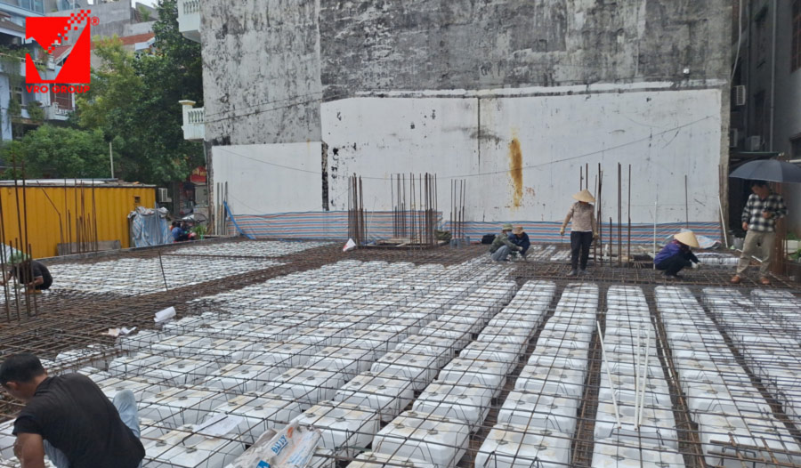 Sàn xốp VRO công trình Việt Hằng Bắc Giang