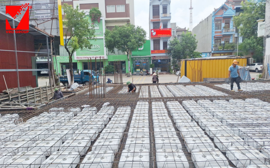 Sàn xốp VRO công trình Việt Hằng Bắc Giang