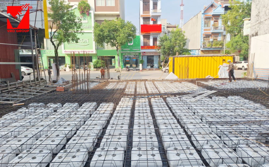 Sàn xốp VRO công trình Việt Hằng Bắc Giang