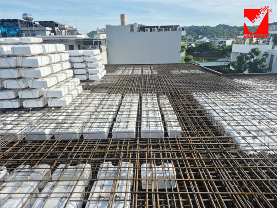 Update thi công sàn tầng 4 công trình M5 M6