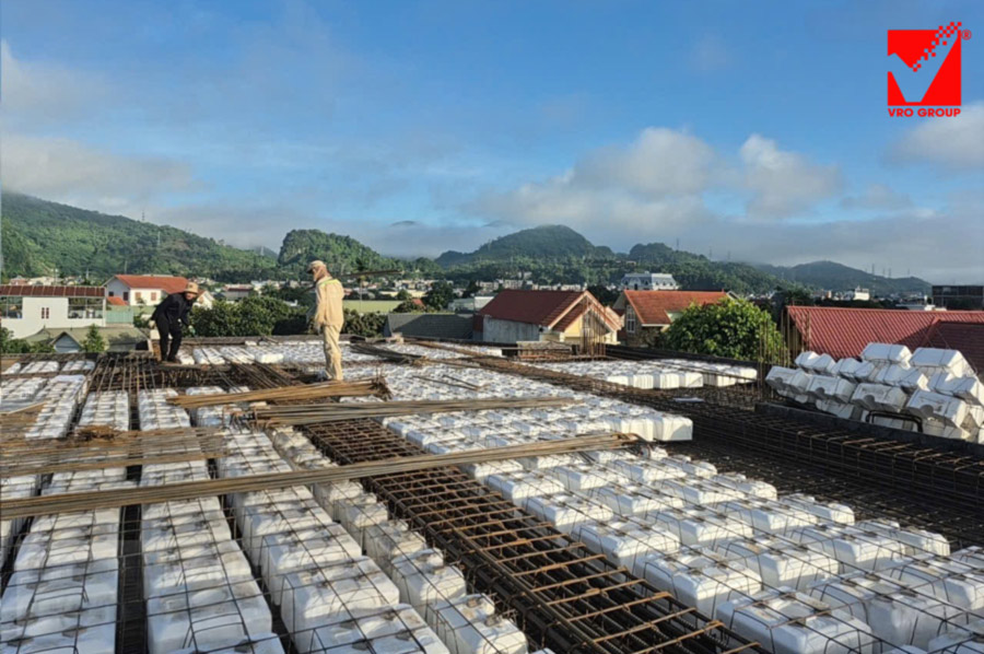 Update thi công sàn tầng 4 công trình M5 M6