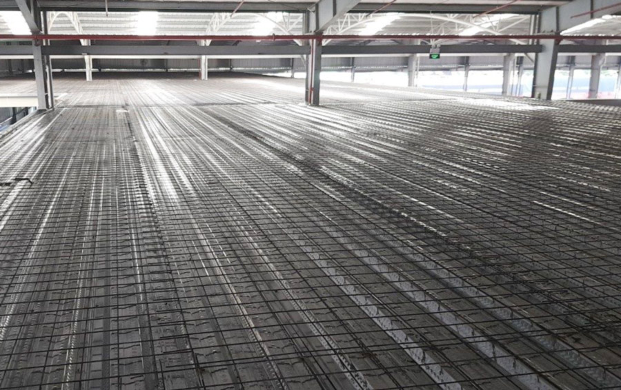 Lưới thép thi công sàn deck