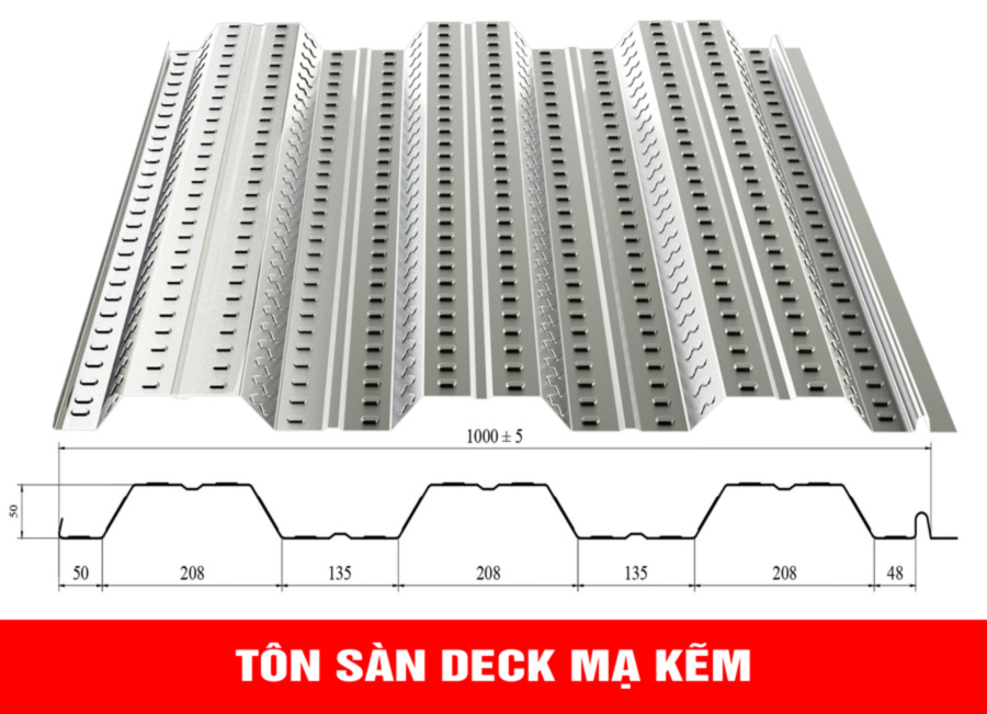 Tấm tôn sàn deck