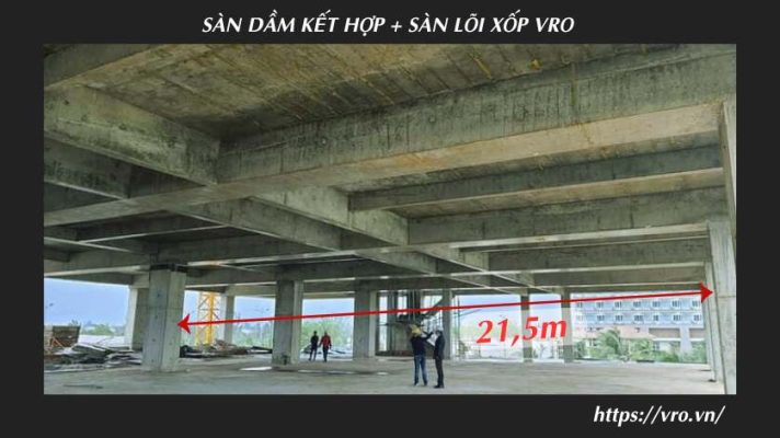 Dầm sàn + Sàn lõi xốp