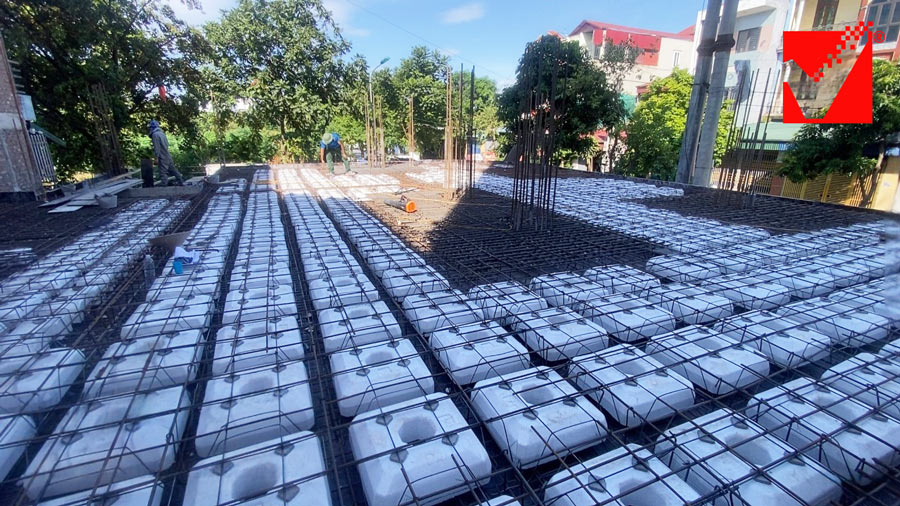 Sàn xốp VRO công trình Mạnh Dũng tại Hà Nam