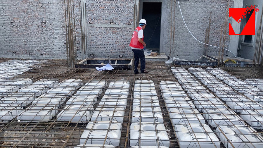 Sàn xốp VRO công trình Mạnh Dũng tại Hà Nam