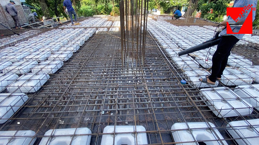 Sàn xốp VRO công trình Mạnh Dũng tại Hà Nam