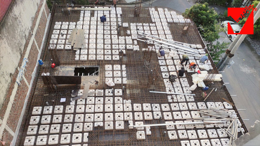 Sàn xốp VRO công trình Mạnh Dũng tại Hà Nam