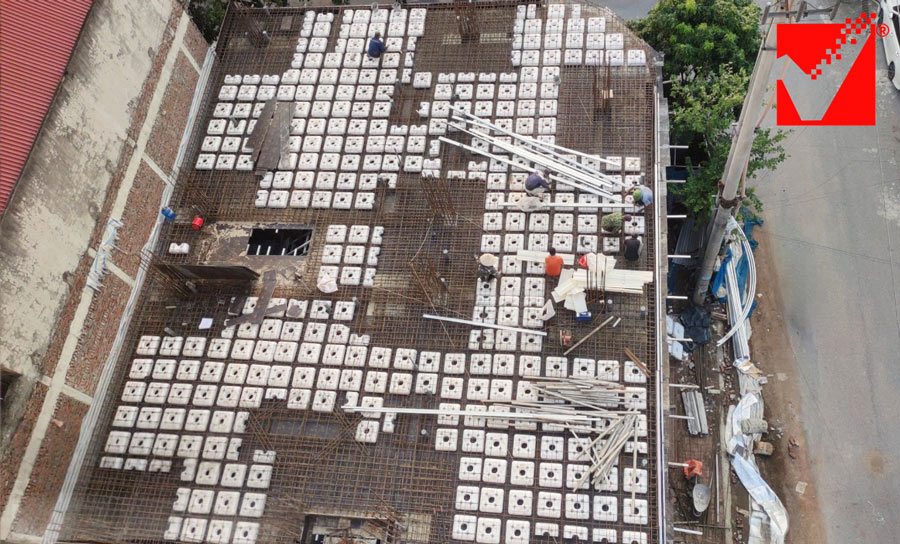 Sàn xốp VRO công trình Mạnh Dũng tại Hà Nam