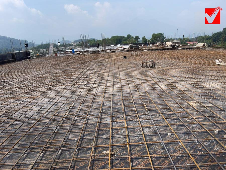 Thi công sàn phẳng VRO công trình Văn phòng Tân Thanh - Hà Nội