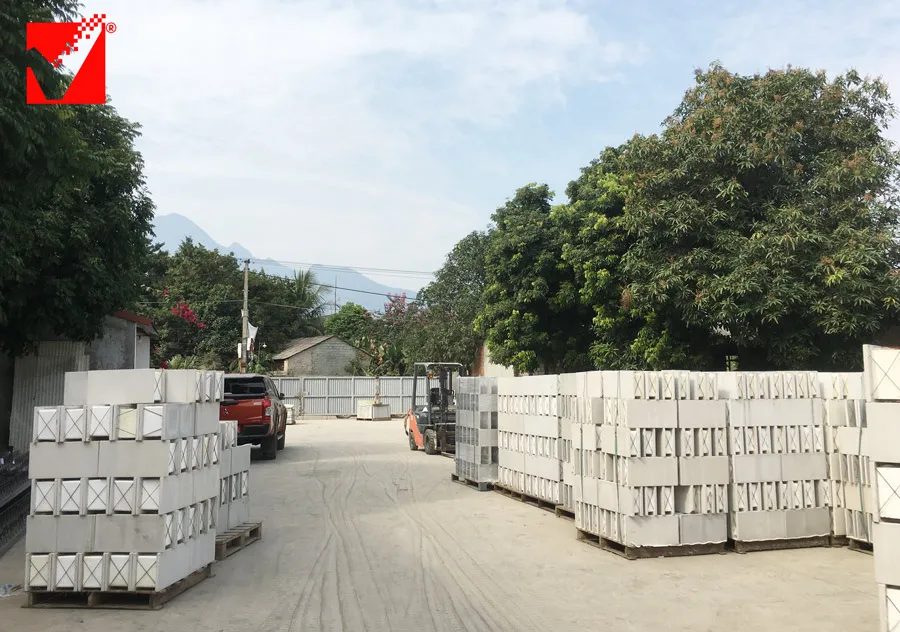 Mẫu gạch bê tông nhẹ G-VRO