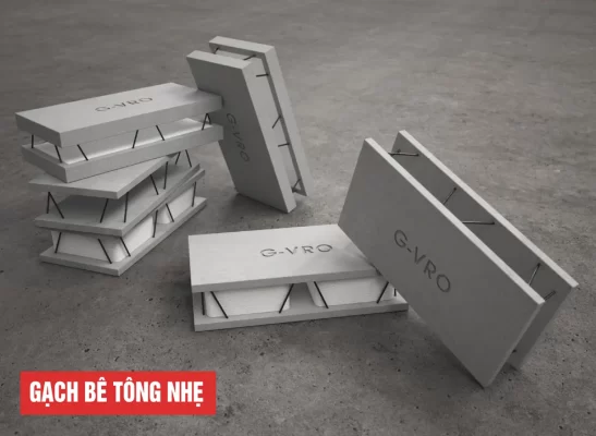 Gạch bê tông nhẹ lõi xốp