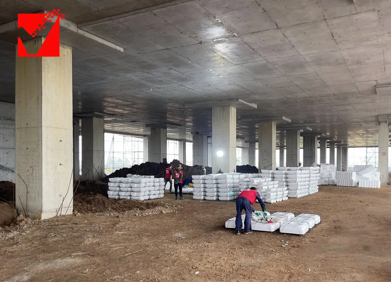 Sàn phẳng hộp xốp VRO Thẩm mỹ, tối ưu