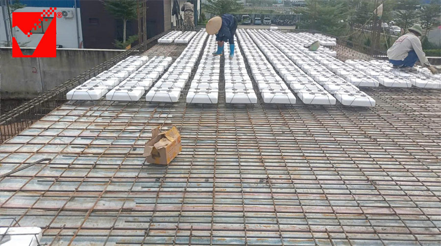 Thi công sàn xốp nhà điều hành PE tại Phú Thọ