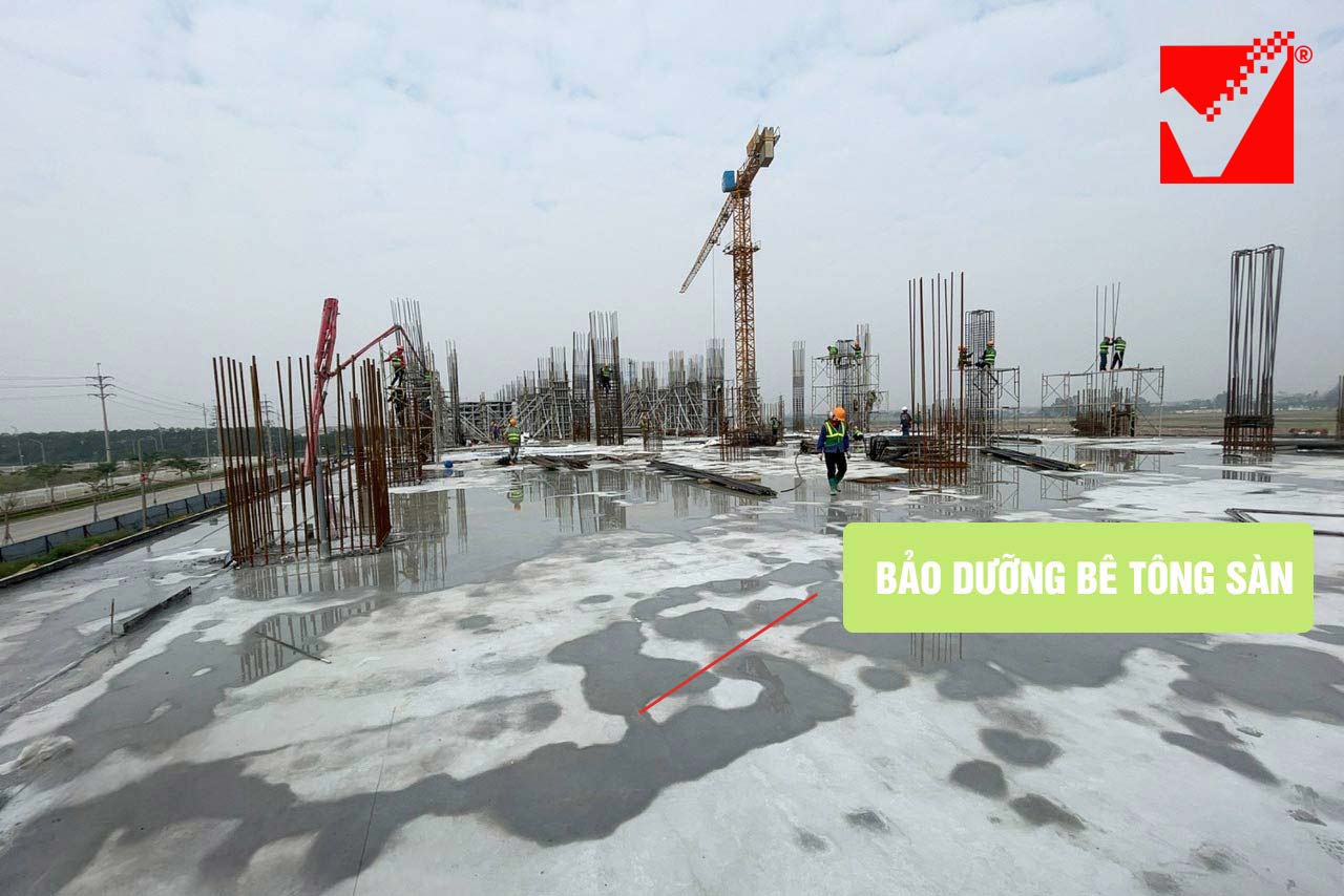 Bảo dưỡng bê tông sàn