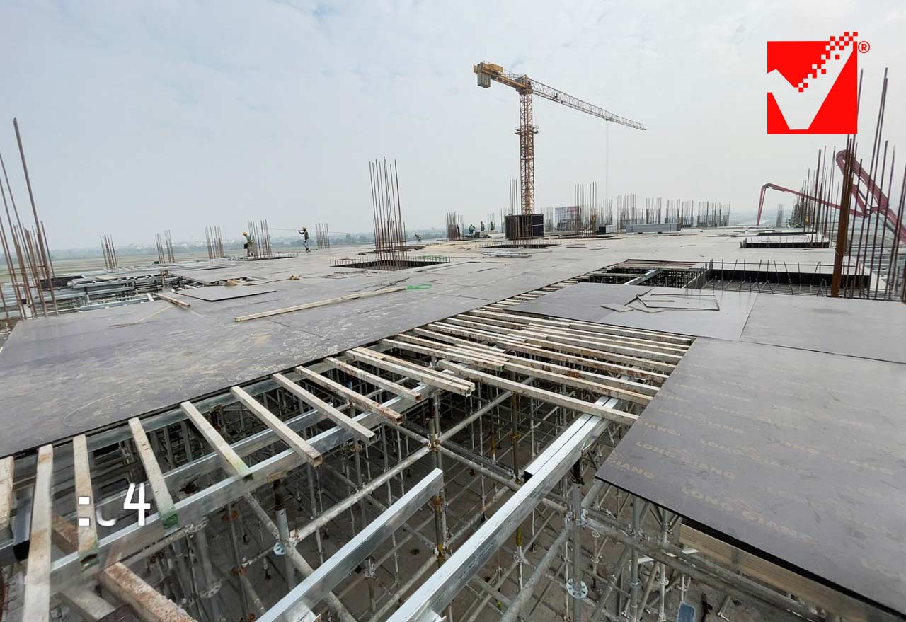 Chuẩn bị mặt bằng trước khi đổ bê tông