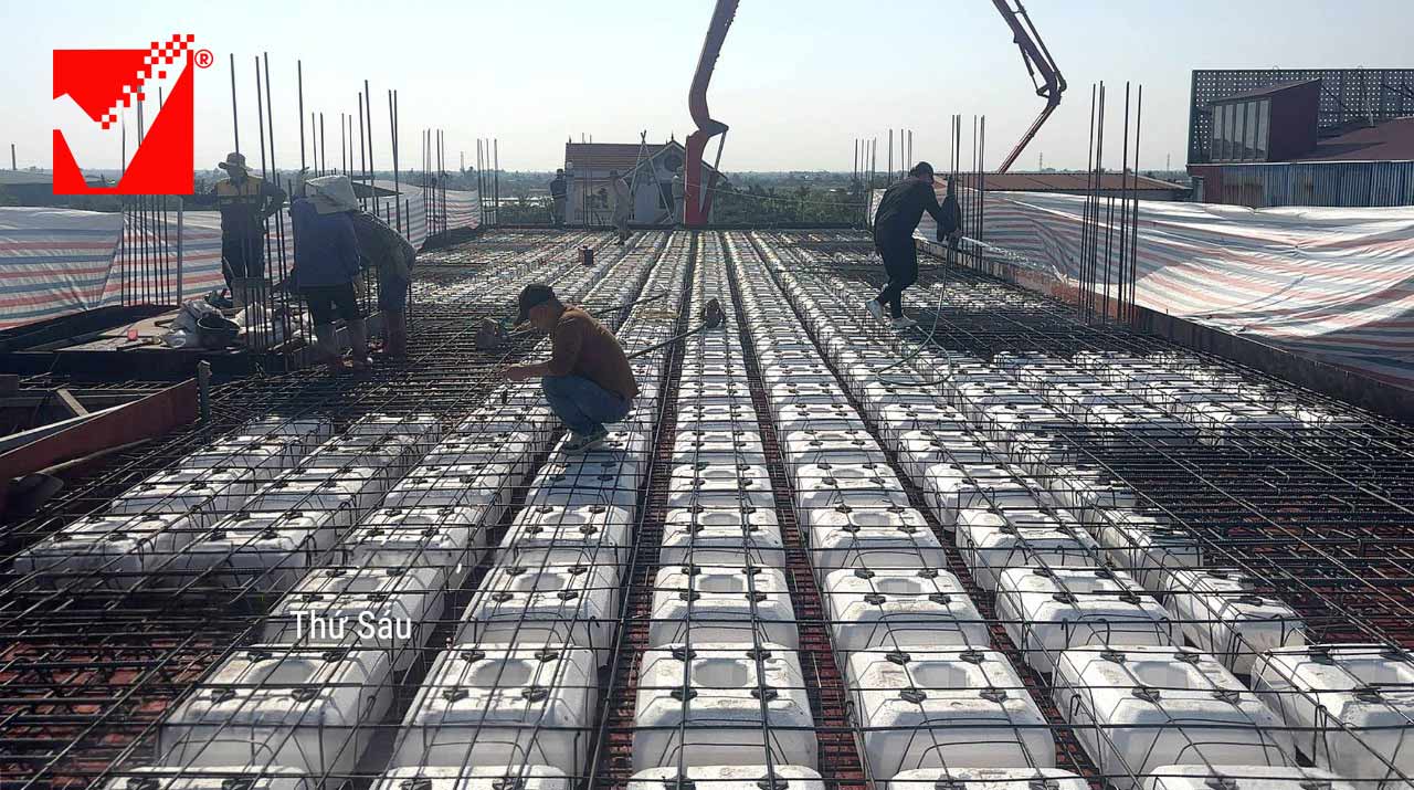 Công trình dầm vượt nhịp 8m tại Hải Phòng