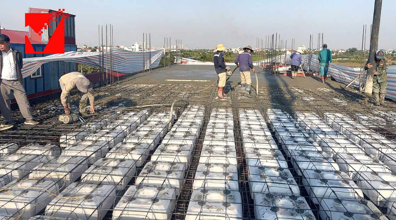 Công trình dầm vượt nhịp 8m tại Hải Phòng