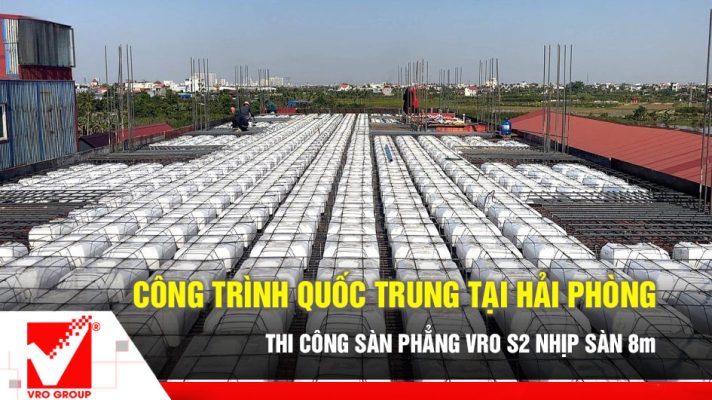 Công trình dầm vượt nhịp 8m tại Hải Phòng