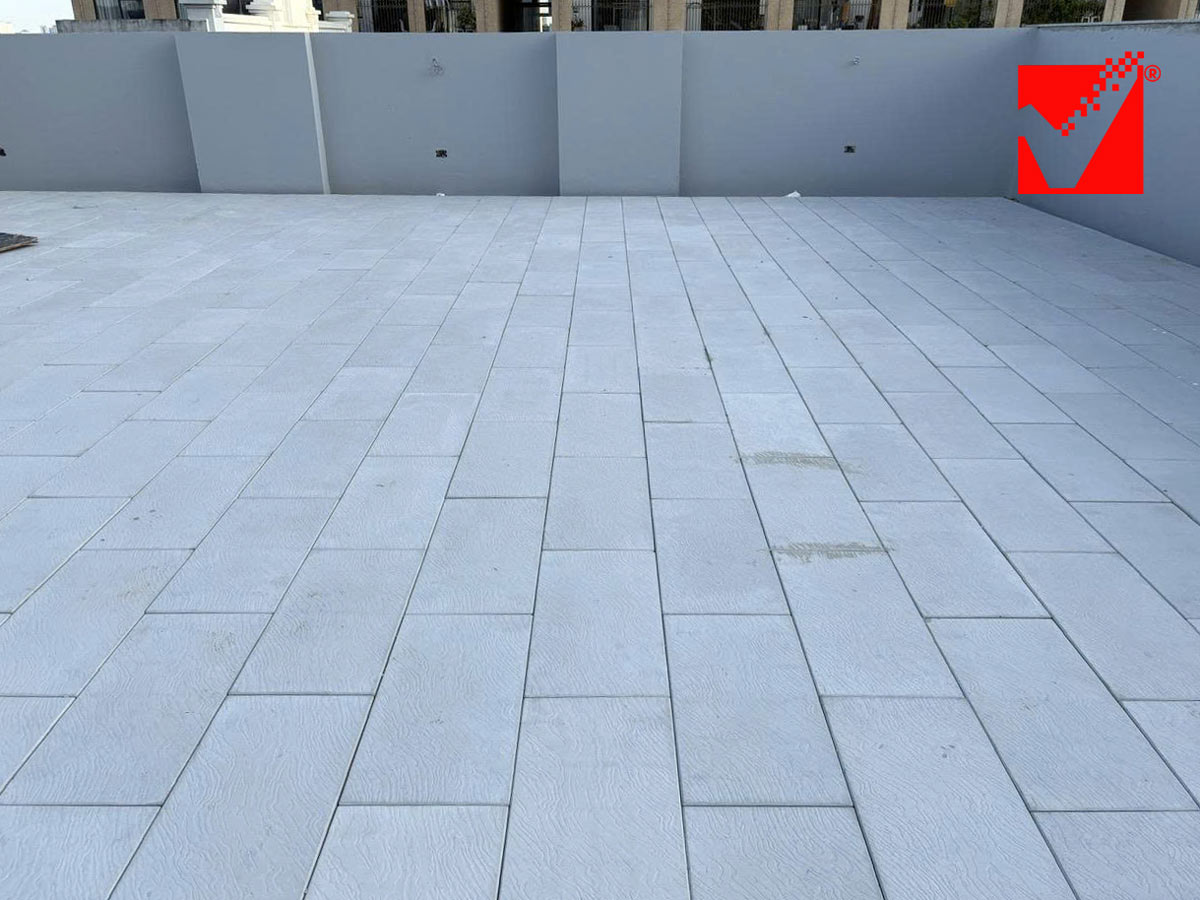 Thi công gạch chống nóng mái NOXH tại Lào Cai