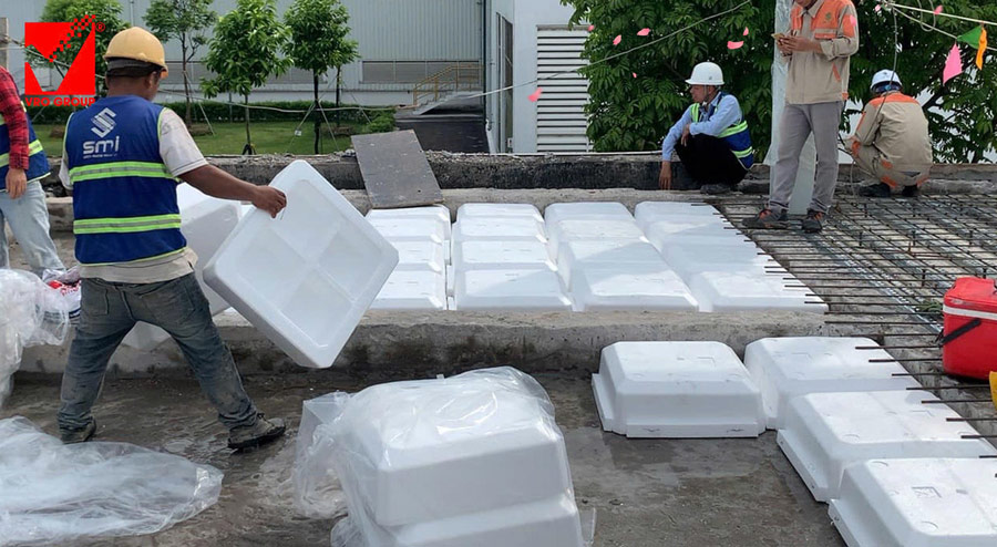 Công trình tôn nền công nghệ VRO tại Hà Nội