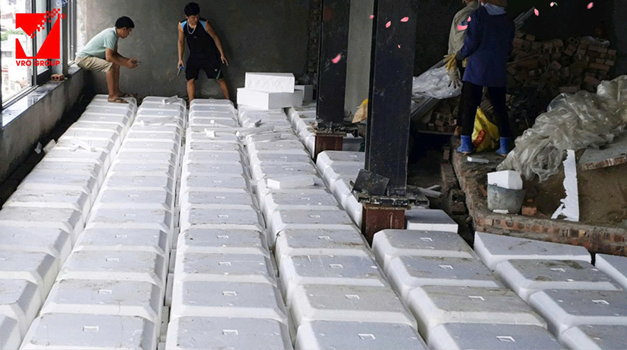 Công trình tôn nền công nghệ VRO tại Hà Nội