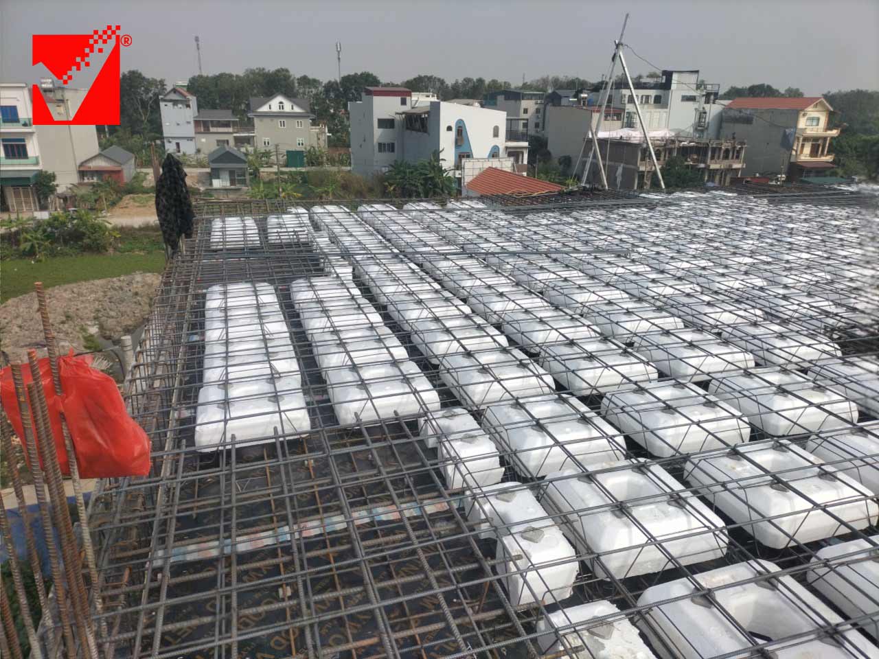 Sàn vượt nhịp 6m công trình Hải Ngoạn