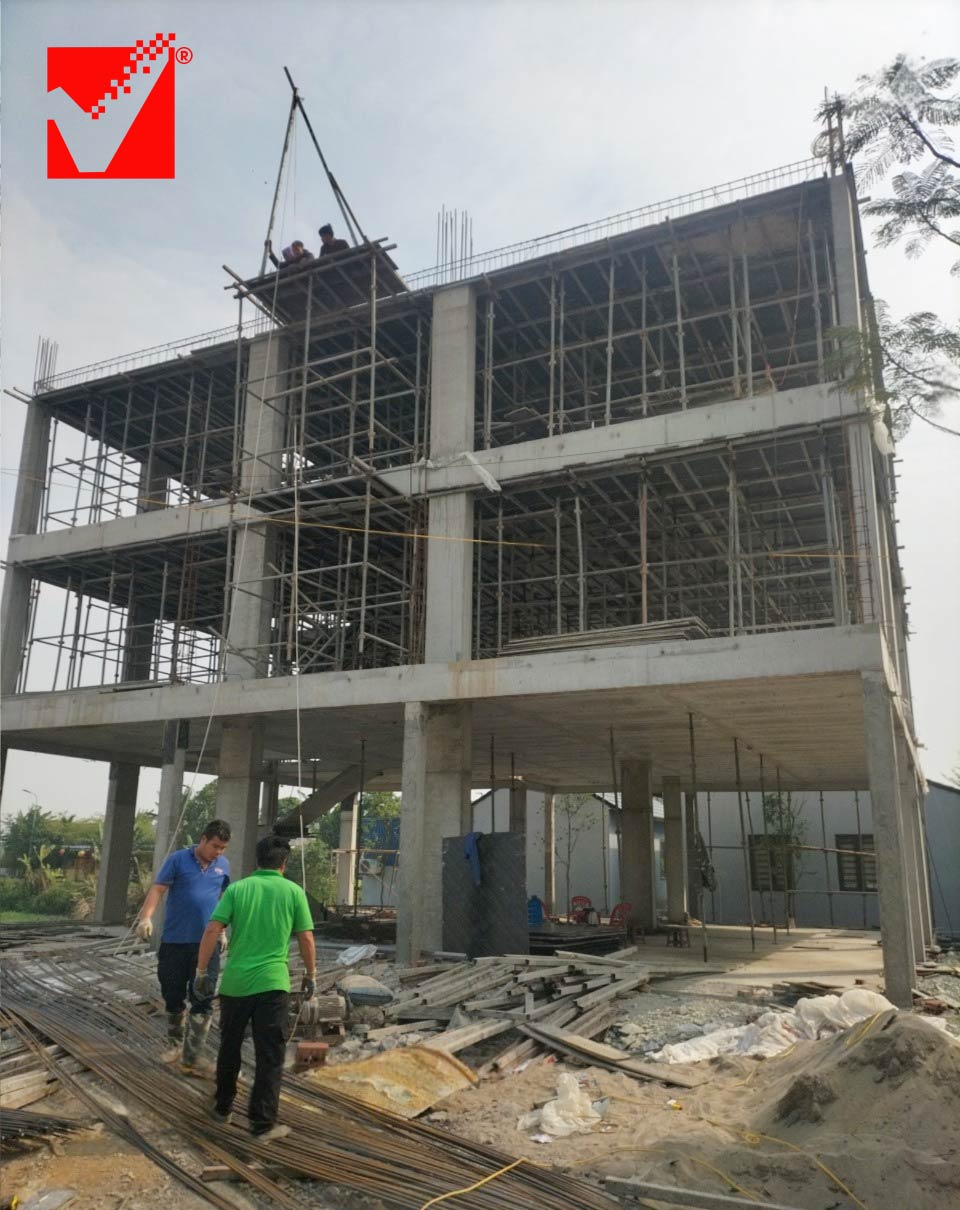 Sàn vượt nhịp 6m công trình Hải Ngoạn