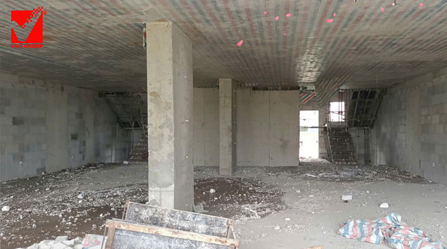 Thi công gạch bê tông nhẹ công trình Thanh Nam tại Bắc Ninh