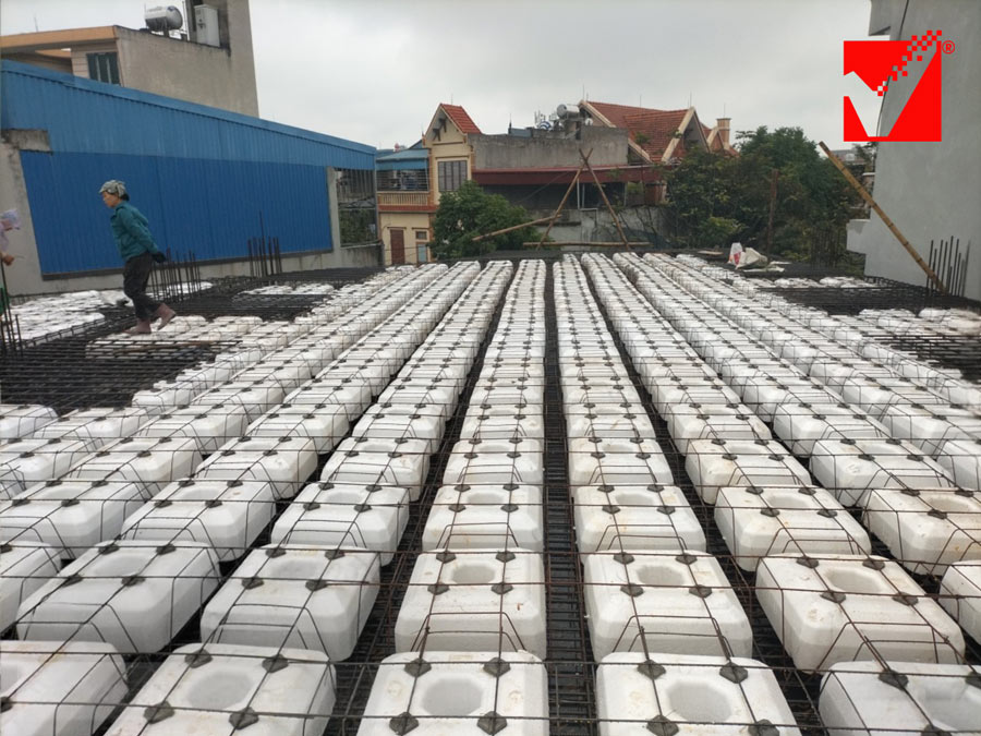 Công nghệ sàn phẳng VRO công trình Minh Hưng tại Nam Định