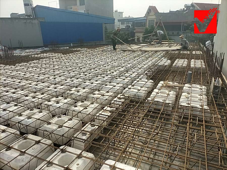 Công nghệ sàn phẳng VRO công trình Minh Hưng tại Nam Định