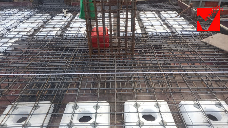 Sàn phẳng lõi xốp công trình Thành Long tại Hà Nội