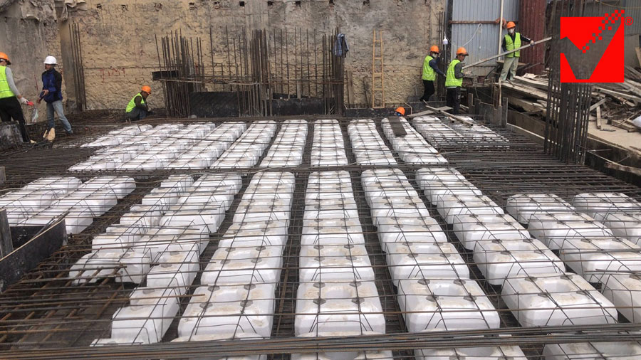 Sàn xốp VRO công trình Vũ Nguyên tại Hải Phòng